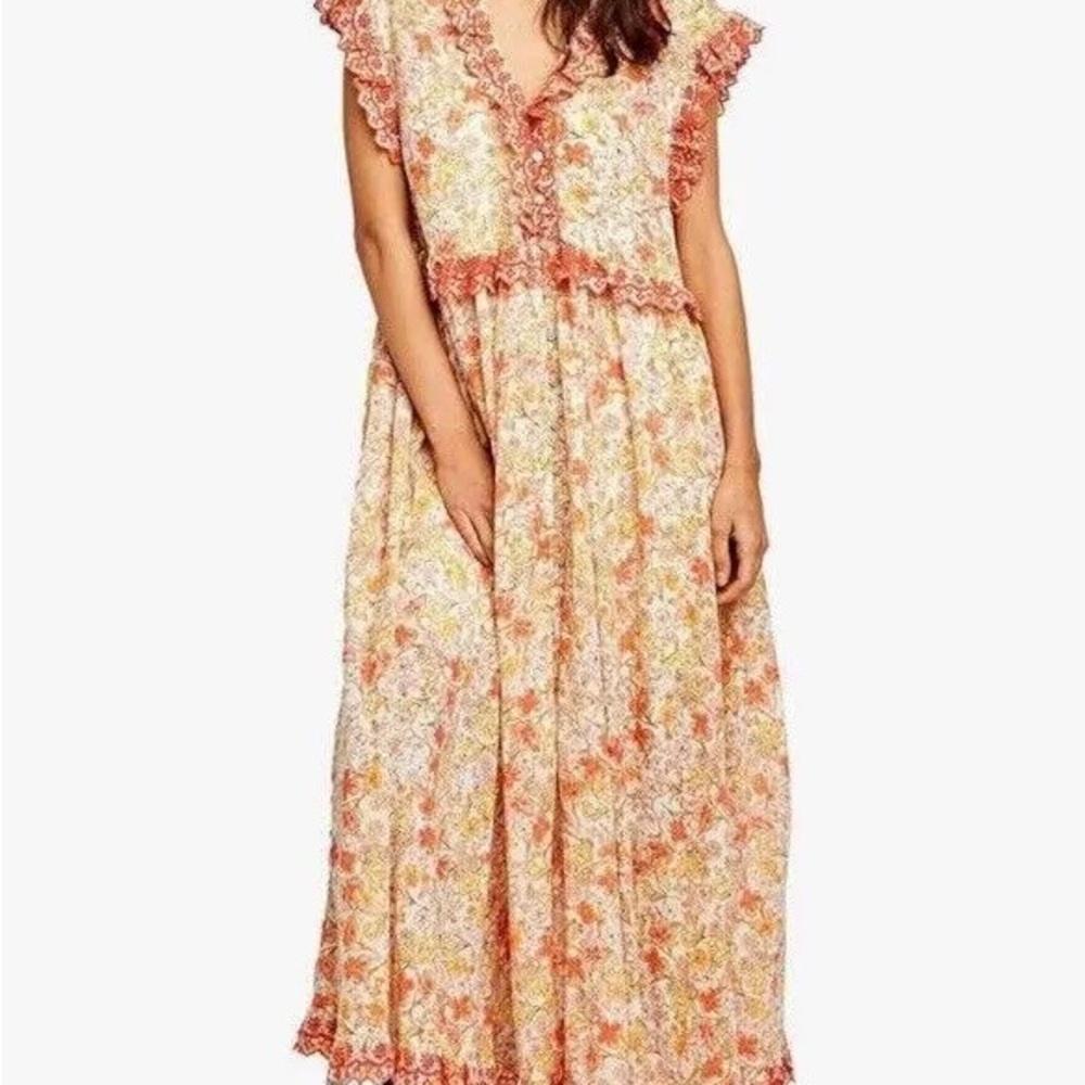 NWT Free People Milania Cotton Dress in Confetti